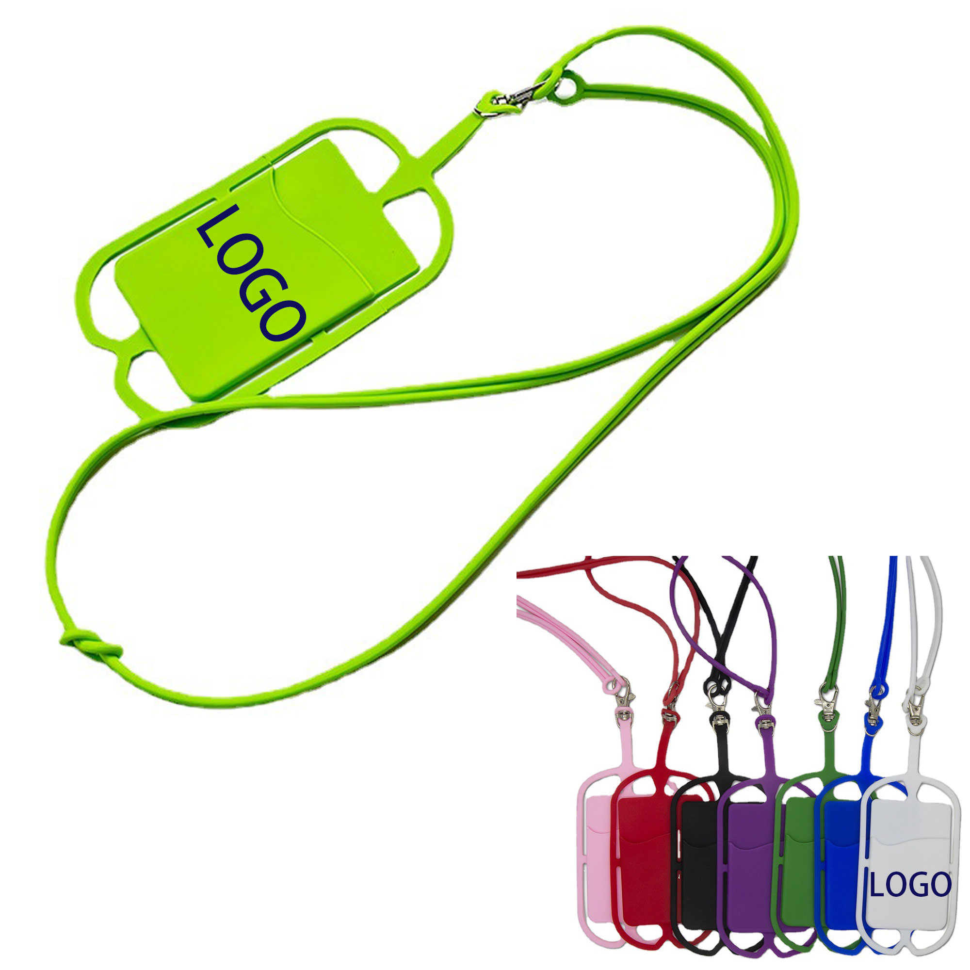 Silicone Card Holder with Lanyard 2