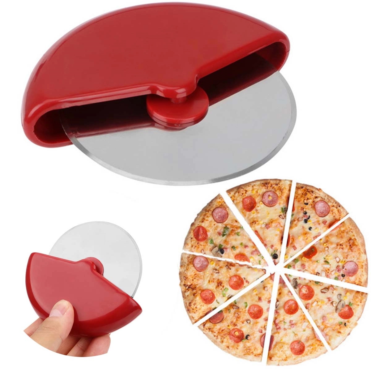 Stainless Steel Pizza Cutter Wheel 1