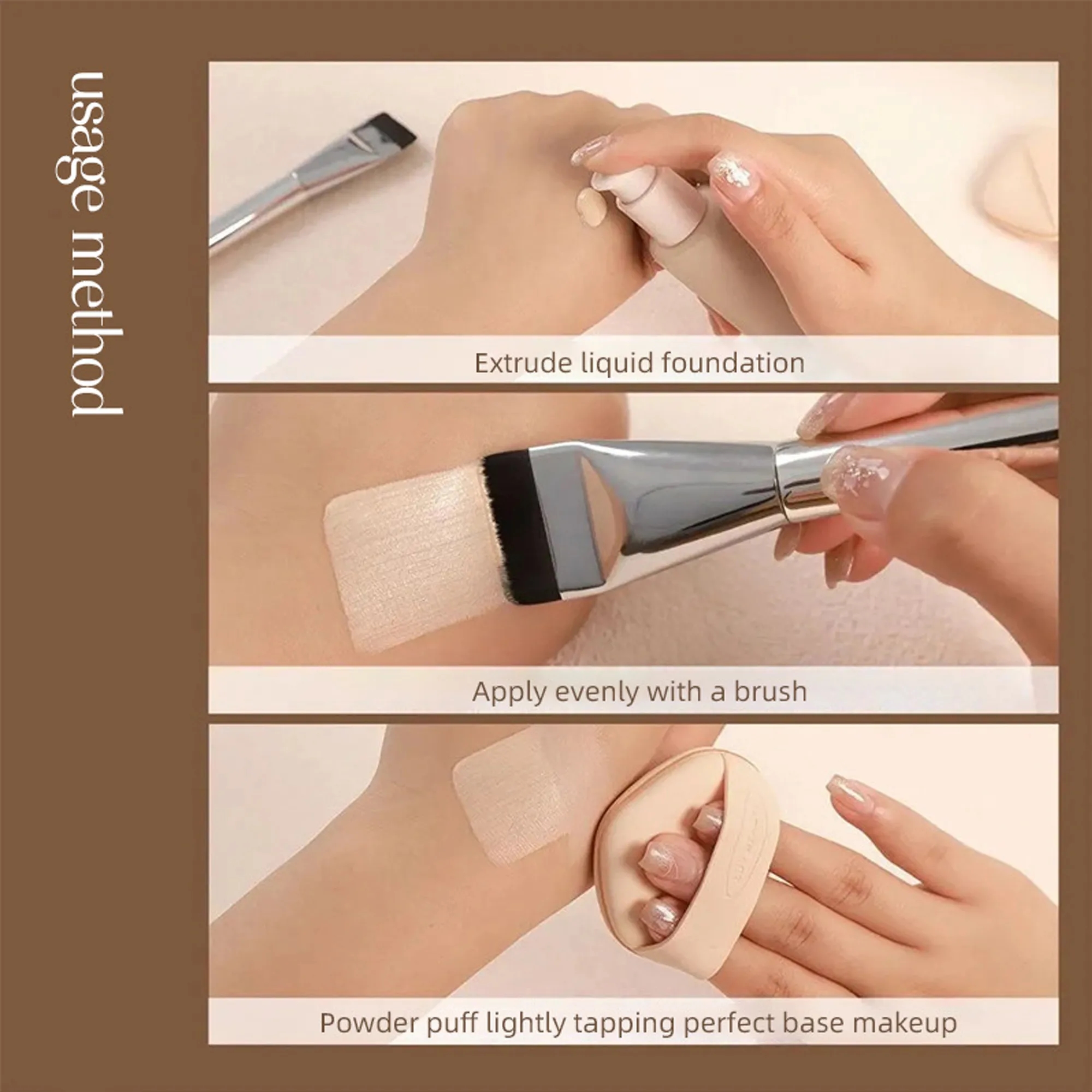 Flat Top Foundation Brush 3