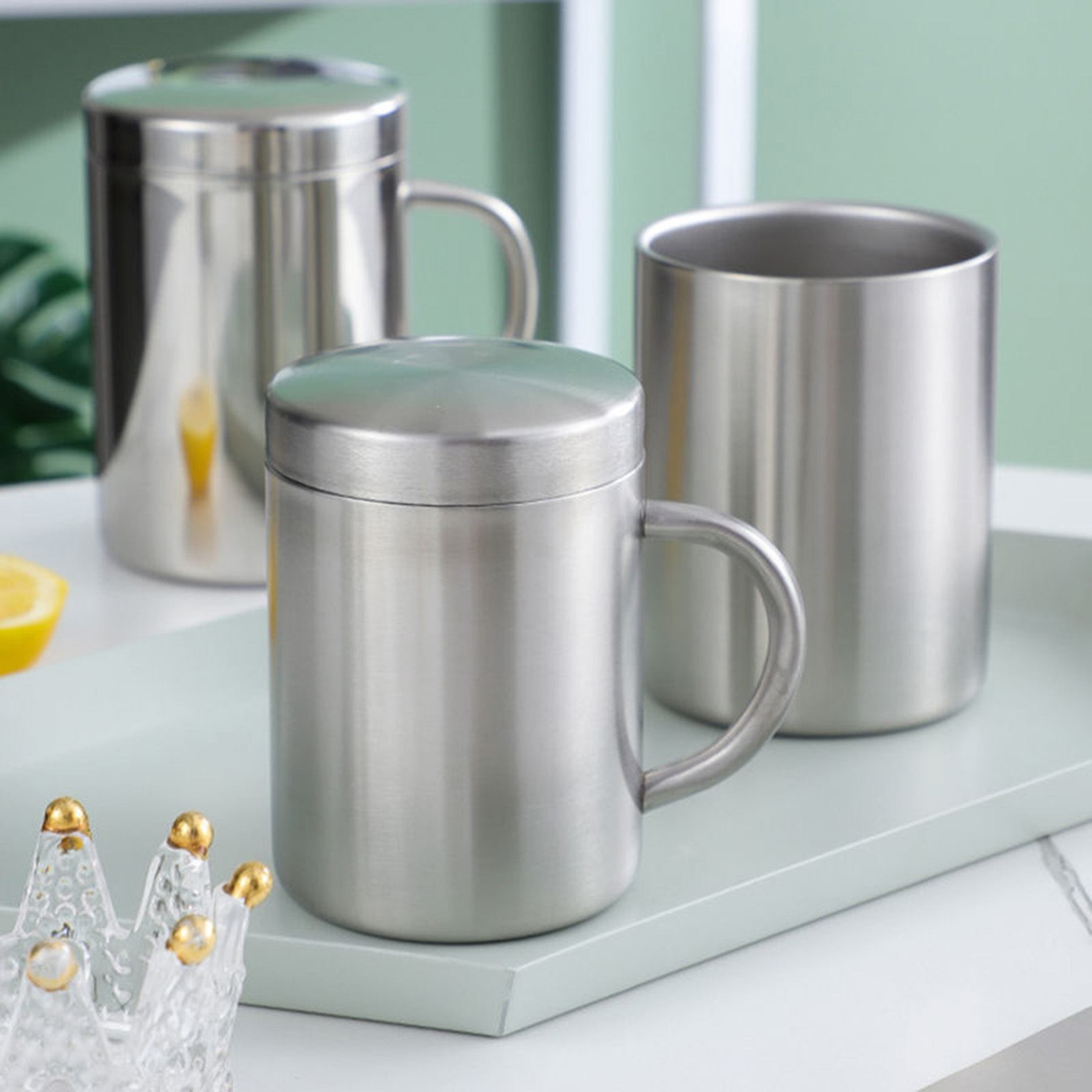 Stainless Steel Coffee Mug 1