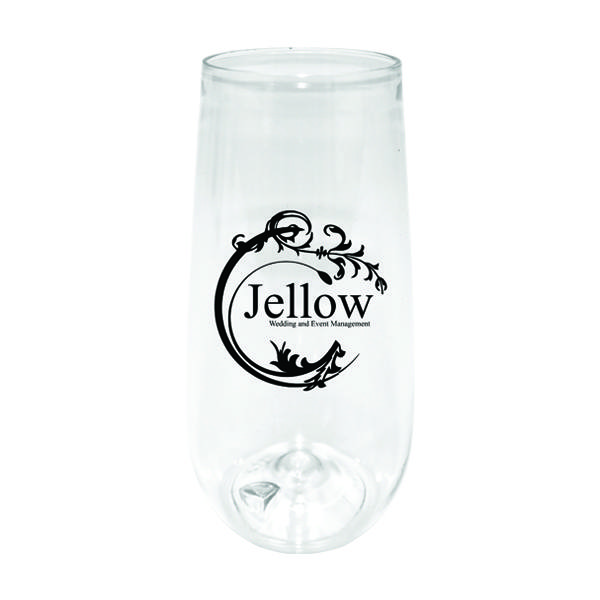 10 oz. Plastic Stemless Champagne Flute 18