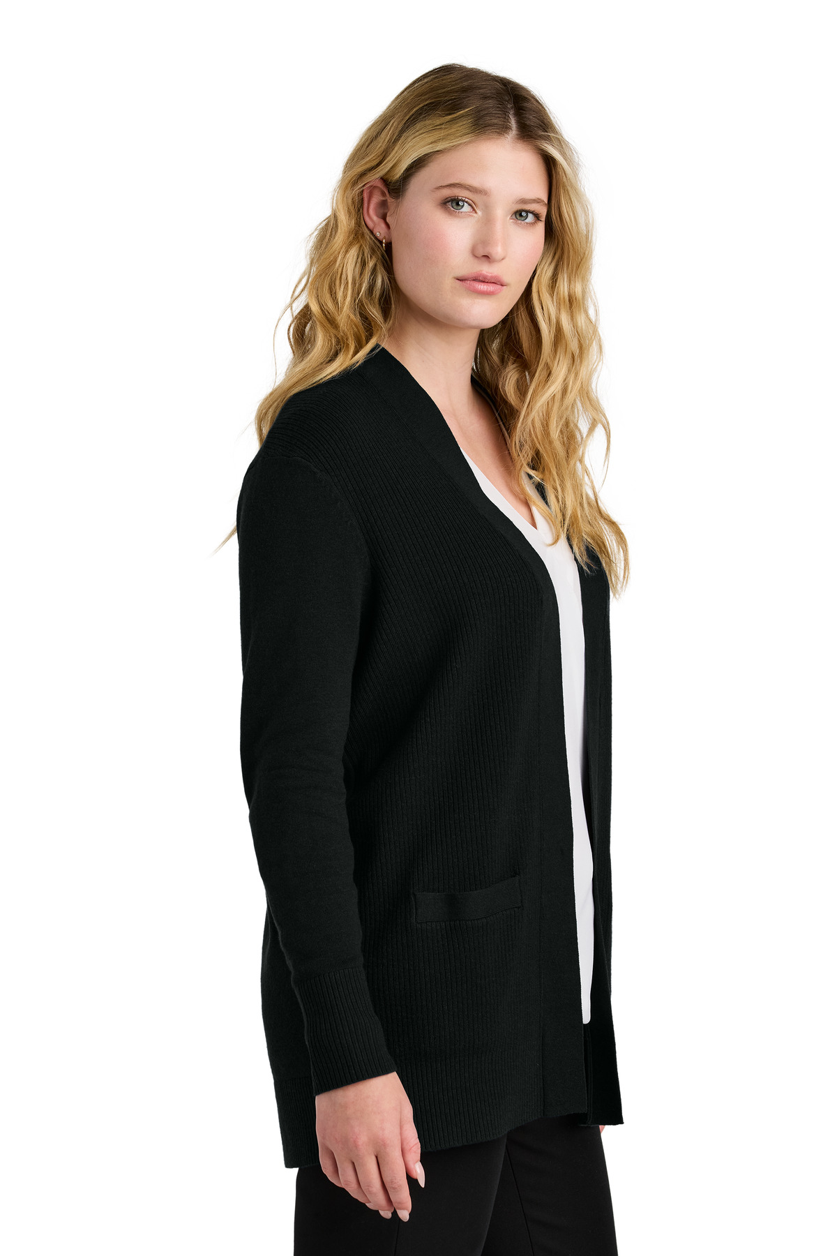 Port Authority Women's Easy Care Open-Front Cardigan Sweater LSW2890 13