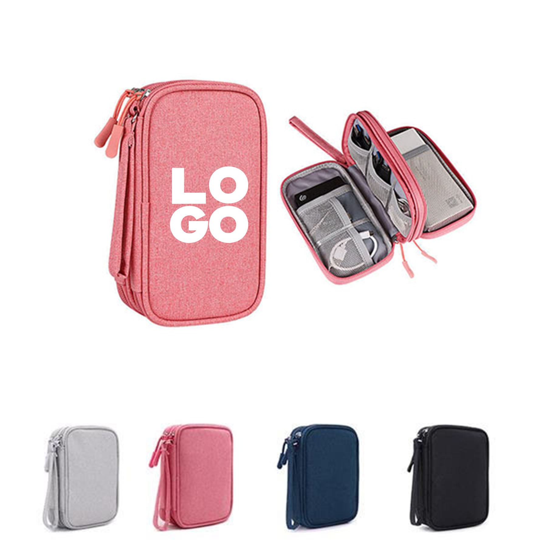 Canvas Electronics Accessories Organizer Box 2