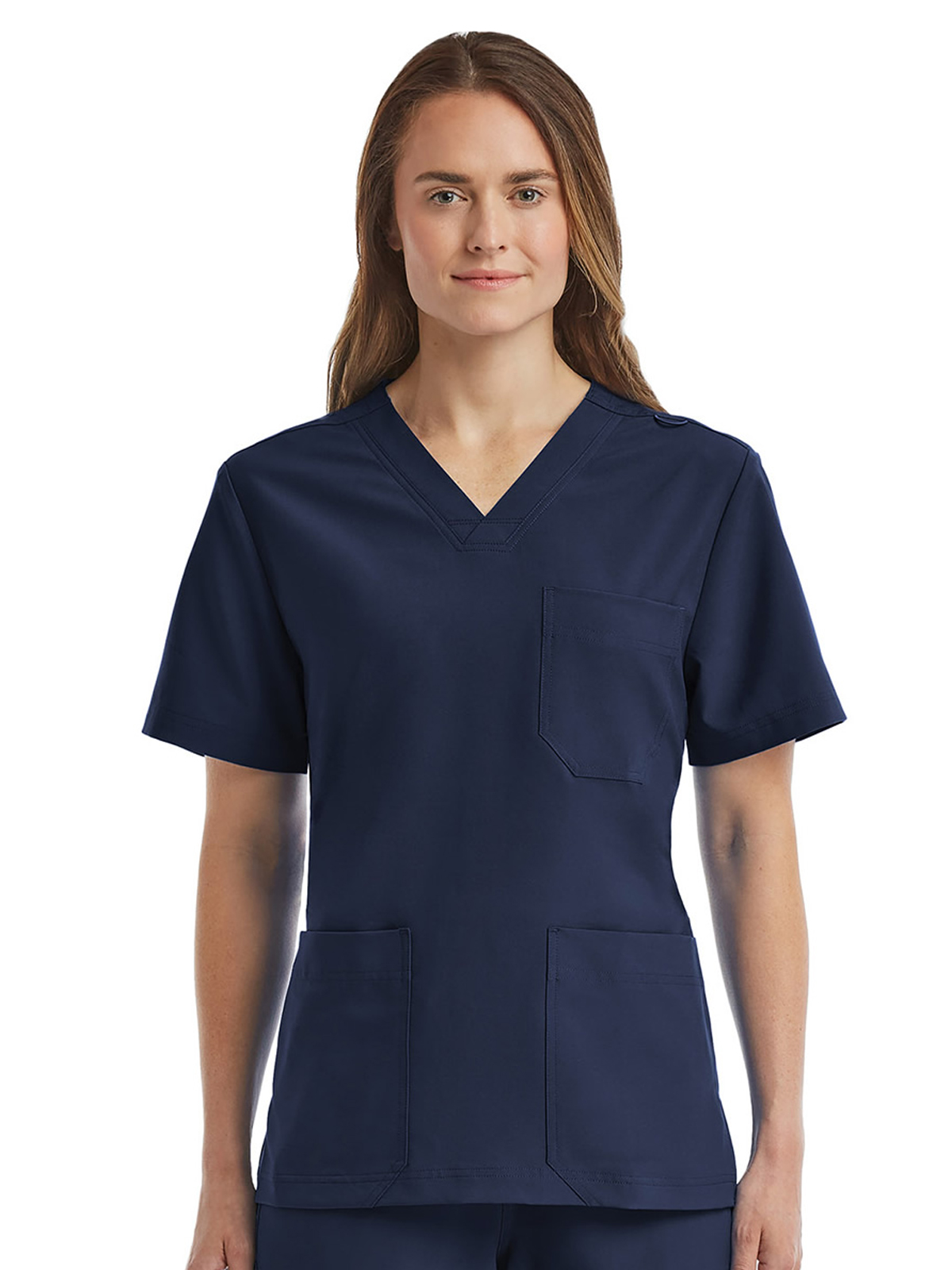 ScrubJoy Fit-4-All - Unisex Three-Pocket V-Neck Top 10
