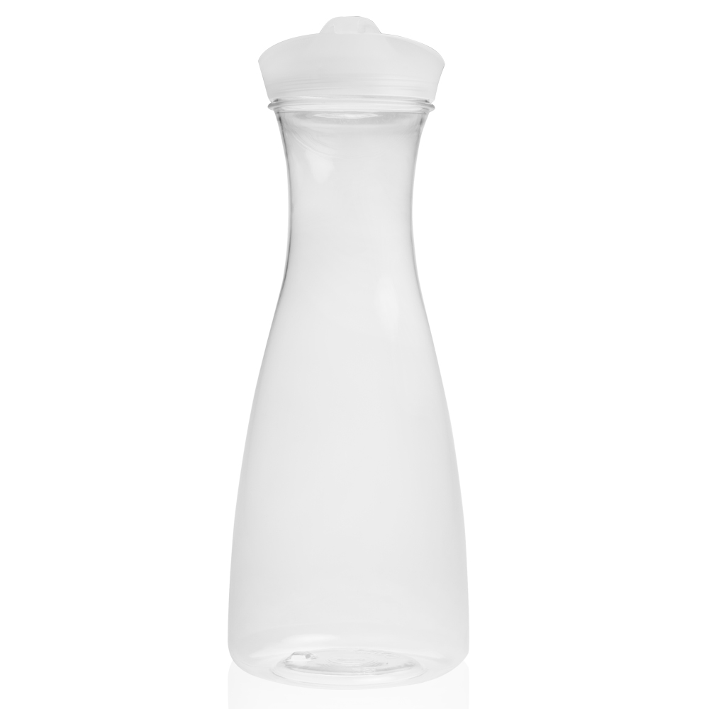 34 oz. Clear Plastic Carafes with Lid