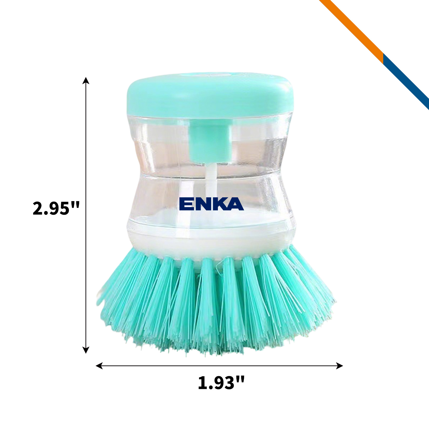 Cyril 2in1 Dish Soap Dispenser Pot Brush 4