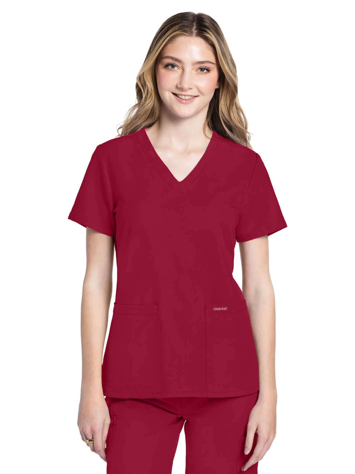 Cherokee - WW Originals Ultra - Women's 2-Pocket V-Neck Top 56
