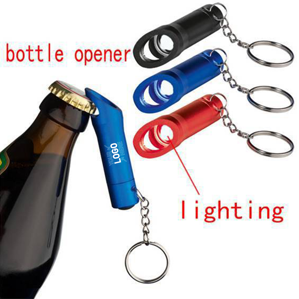 Aluminum LED Flashlight With Bottle Opener 1