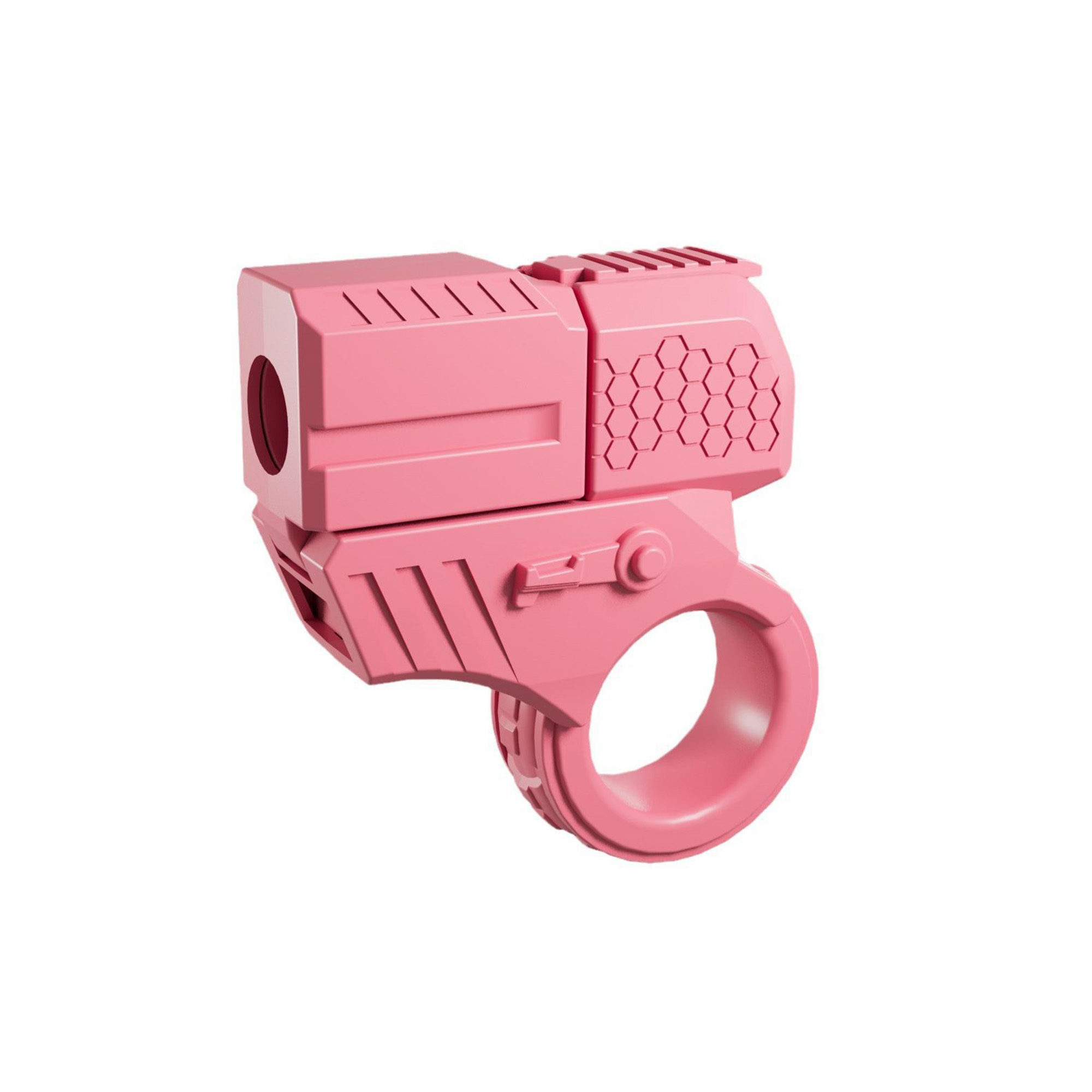 MOQ100 Mini Stress-Relief Finger Ring Toy Gun 4