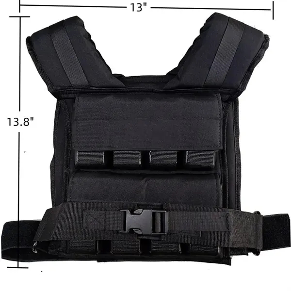 Adjustable Weighted Vest - Breathable with Concealed Design 4