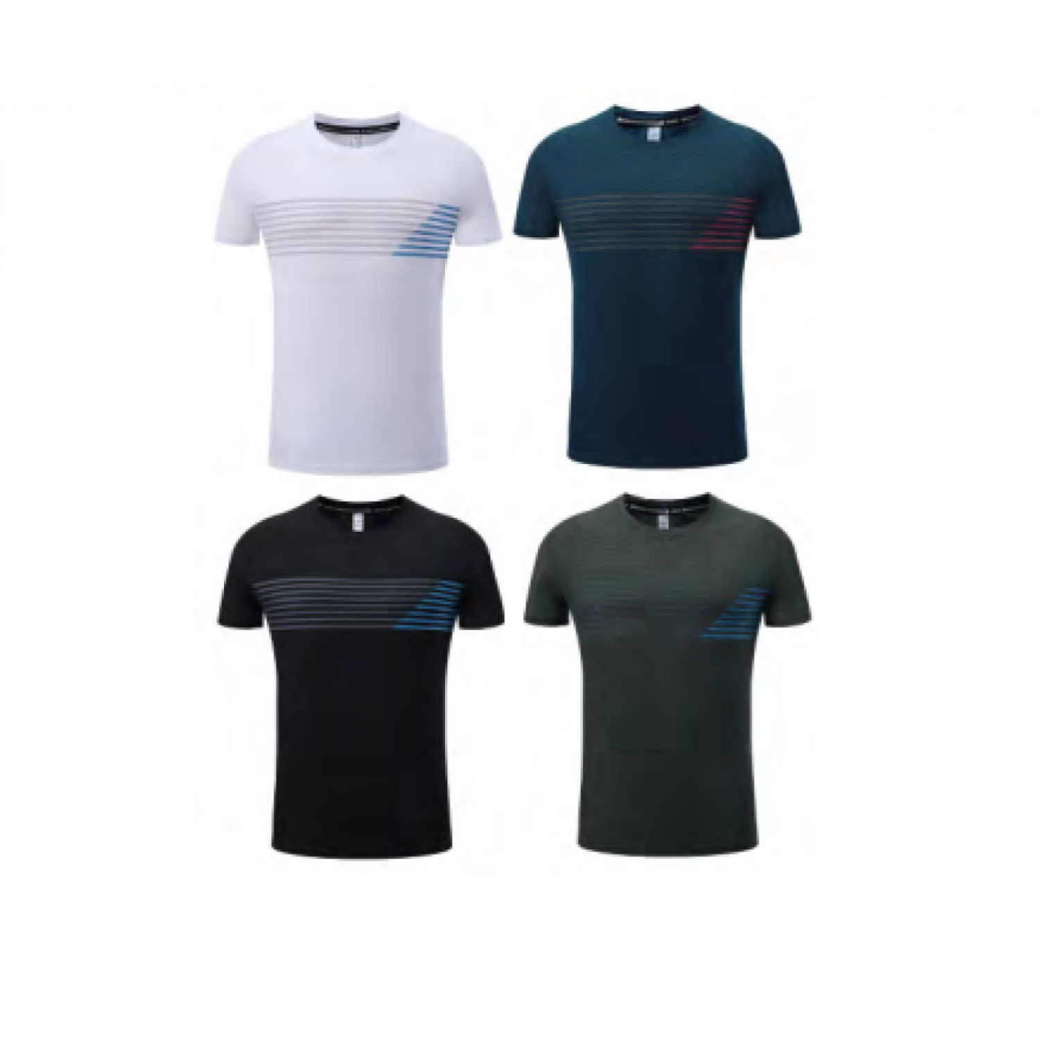 Men's Running Short Sleeve T-Shirt - Stock Style 7 2