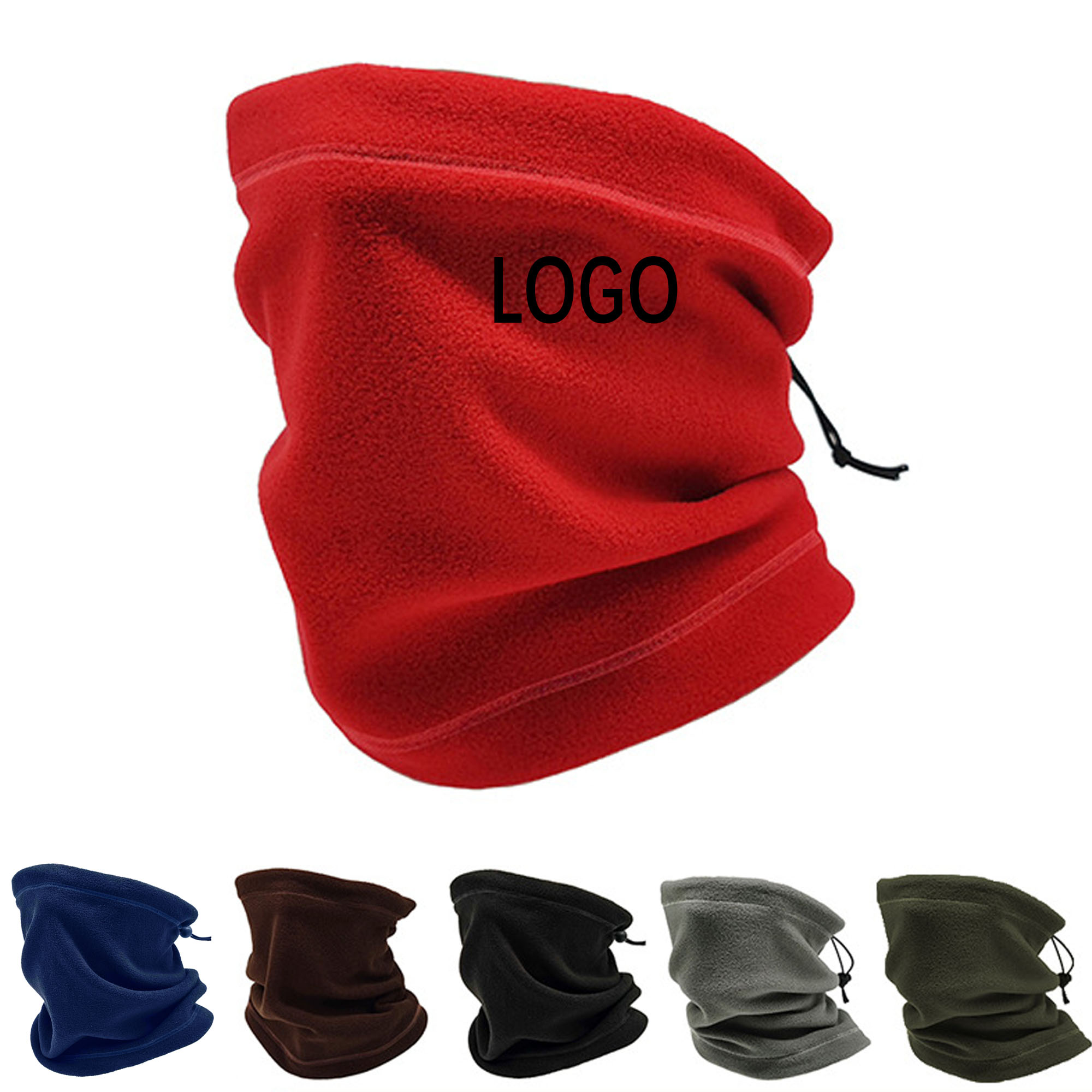 Fleece Neck Gaiter Warm Scarf Windproof Winter Cover 2