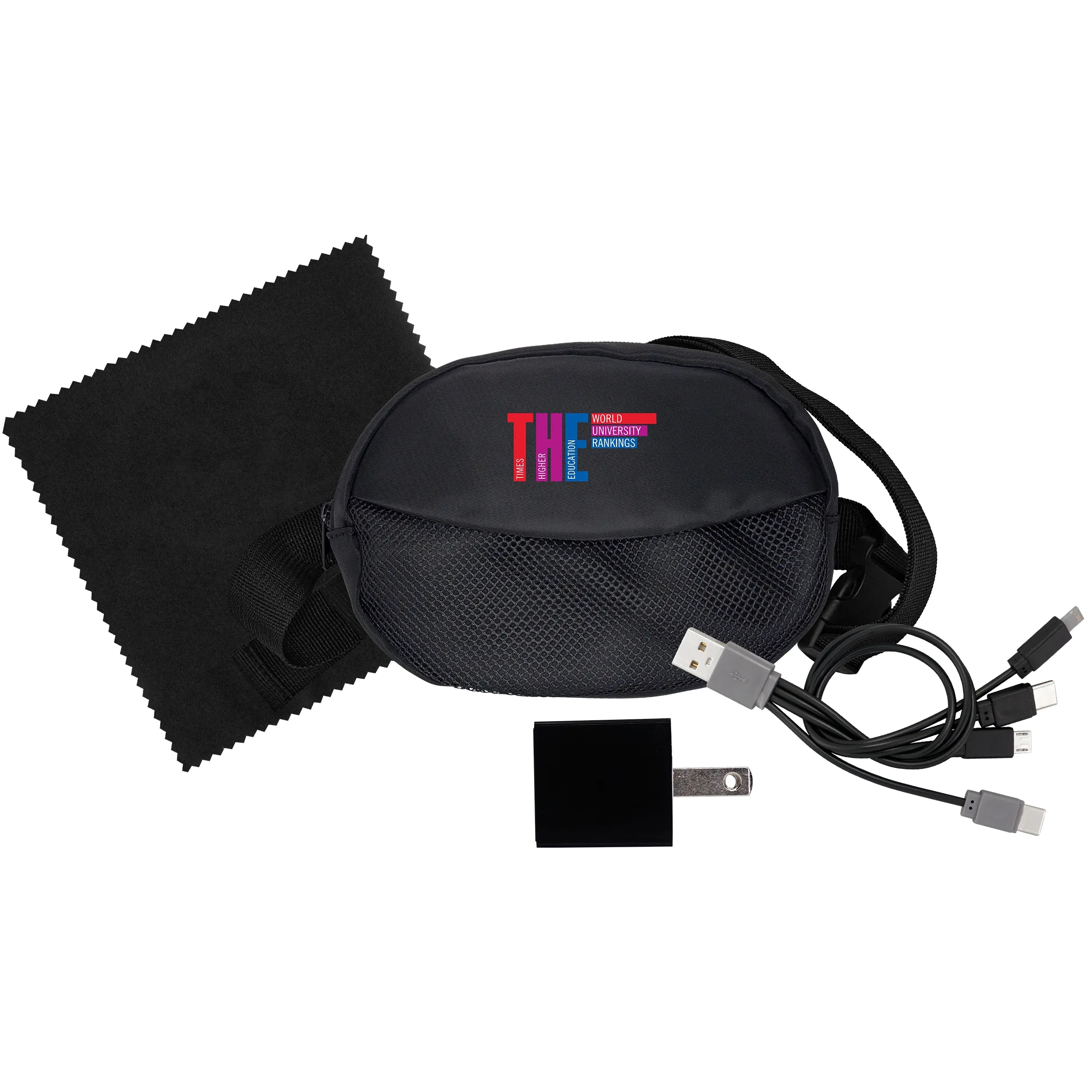 Sporty Charger, Cable and Cloth Travel Set 14