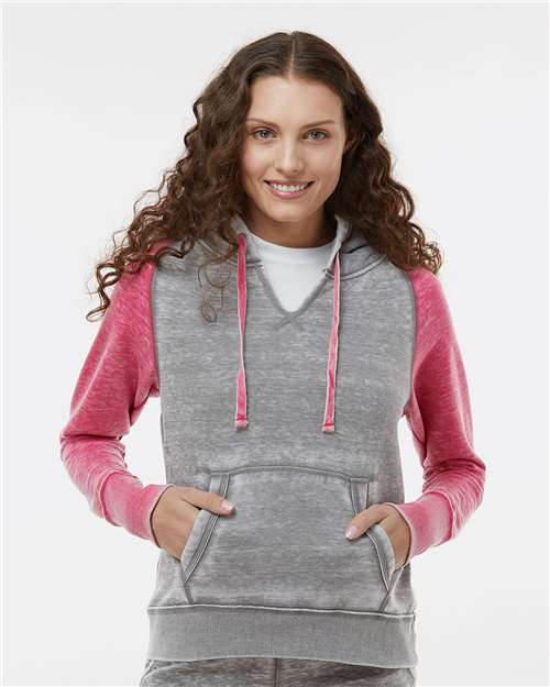 Women's Zen Fleece Raglan Hooded Sweatshirt - 8926 19
