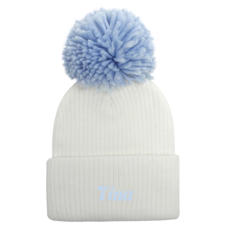 Baby Knit Pom Beanie With Cuff 5