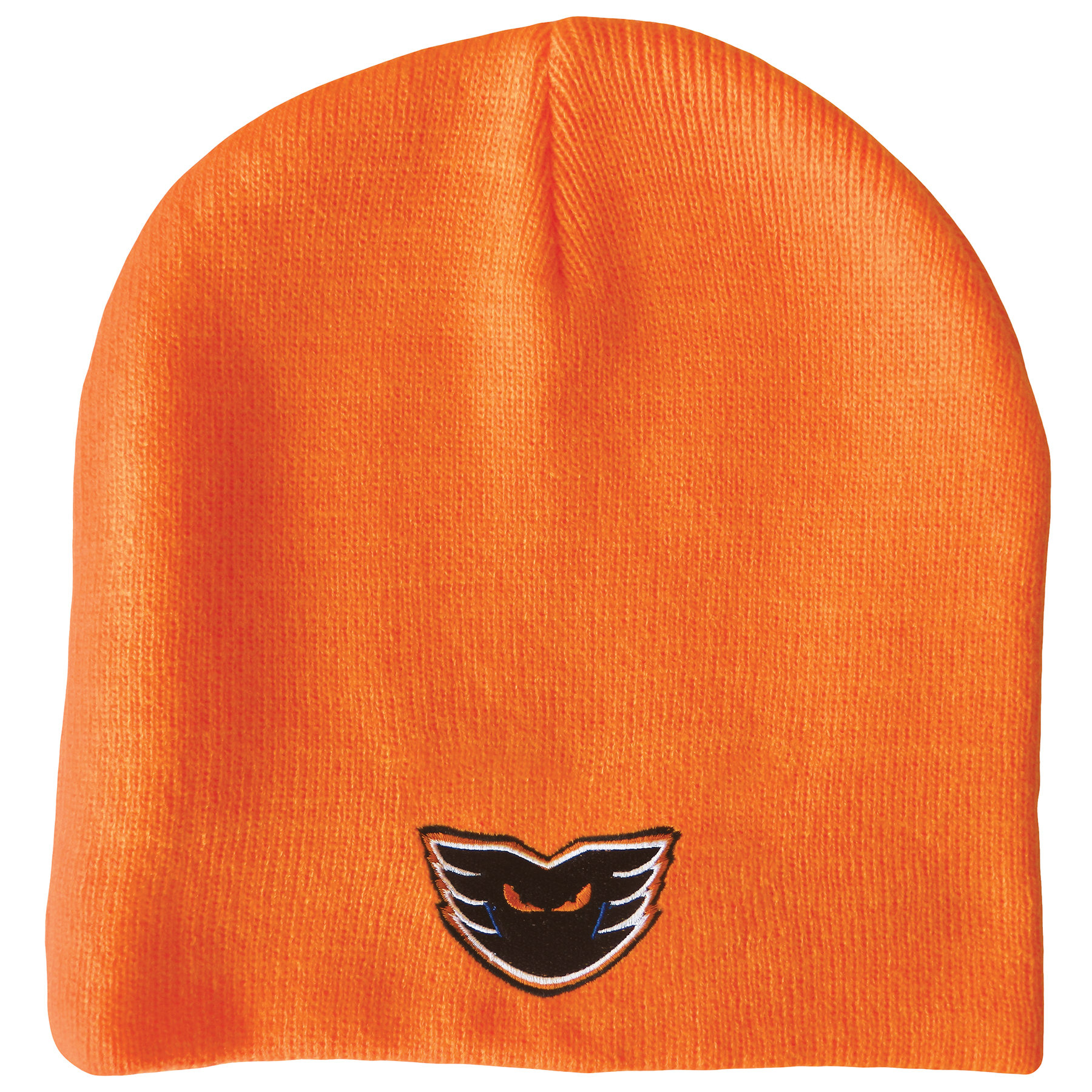 Knit Beanie with No Pom and No Cuff (Woven Logo) 8