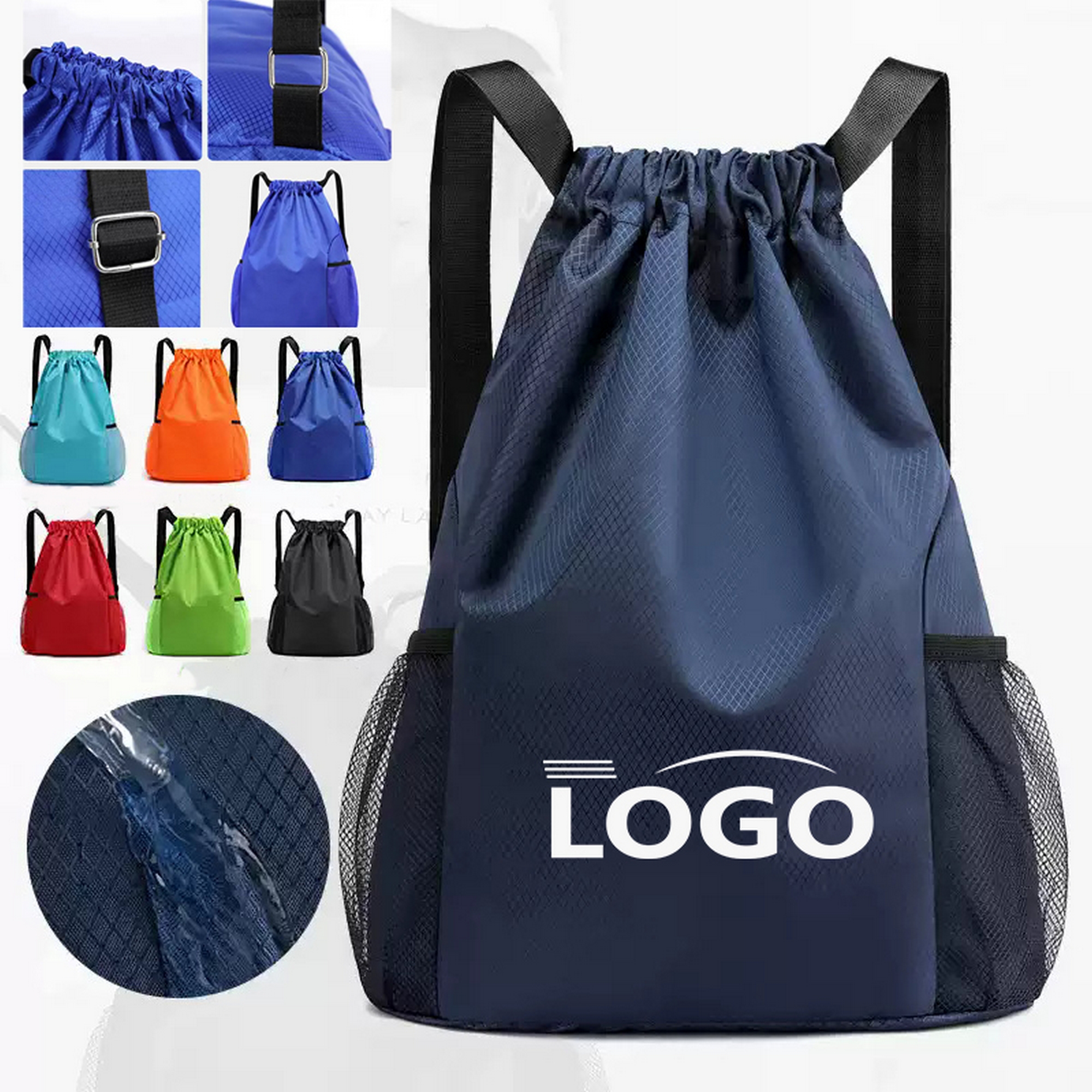 High-Capacity Sports Fitness Drawstring Backpack 1