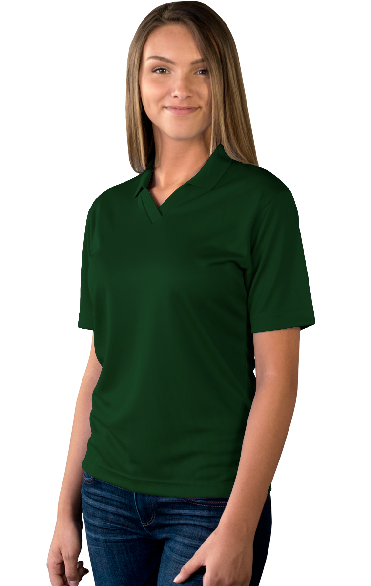 Ladies' Wicking V-Neck Polo 28
