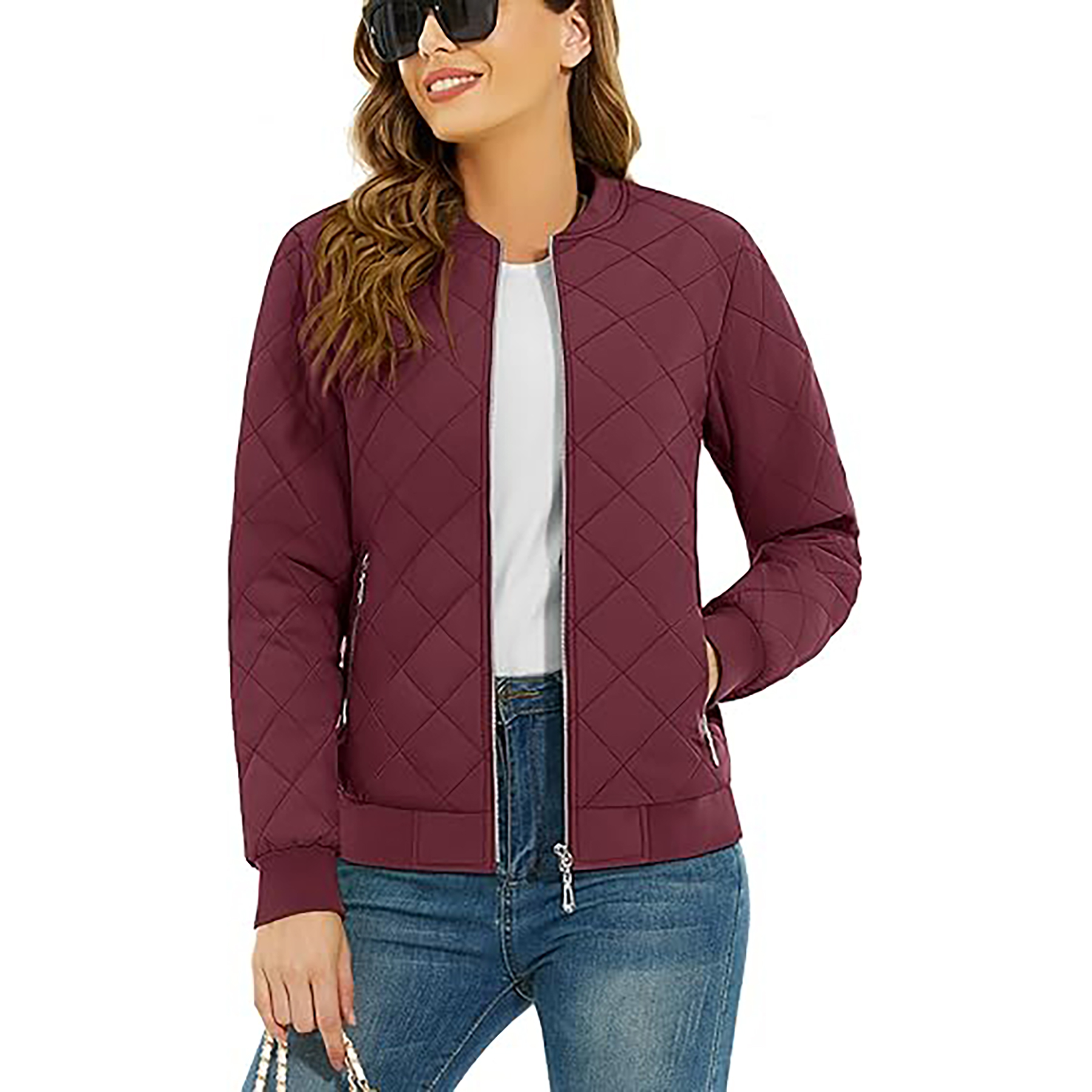 Women's Lightweight Bomber Jacket 11