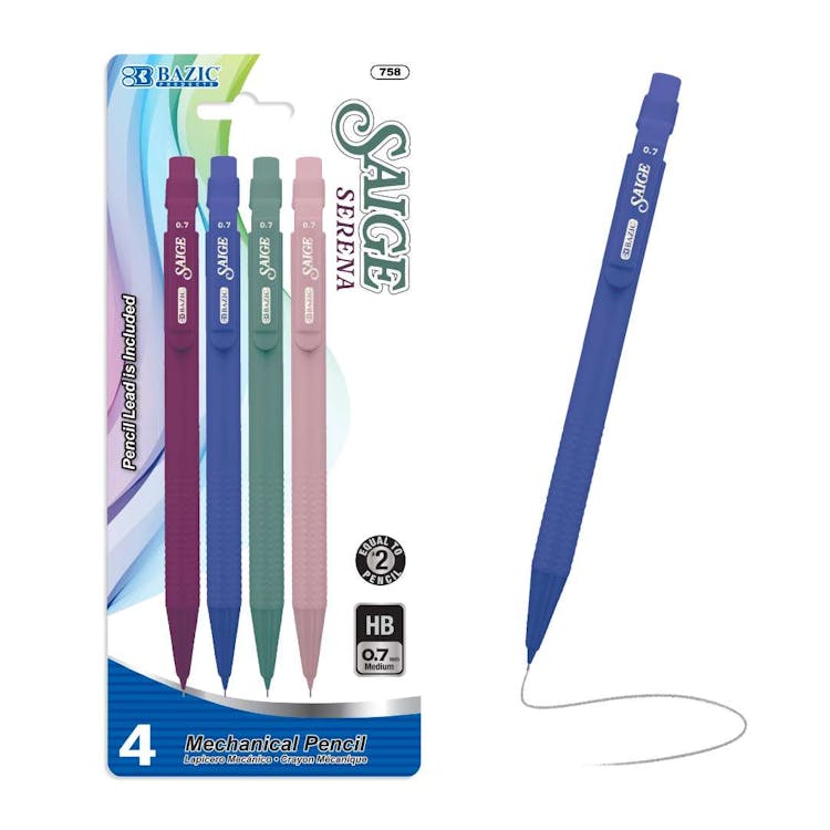 Mechanical Pencil - 4 Pack Assorted Colors 2