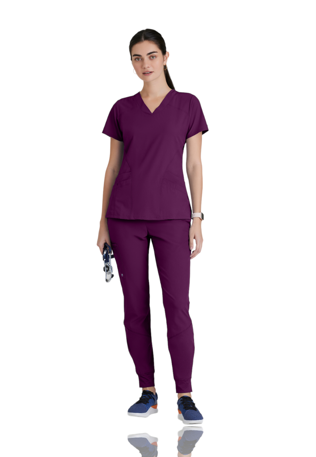 Barco One - Women's Five-Pocket V-Neck Pulse Scrub Top 15