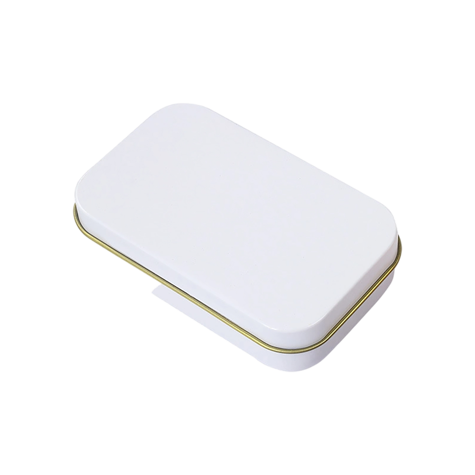 Tinplate Rectangular Hinged Storage Box With Lid 11