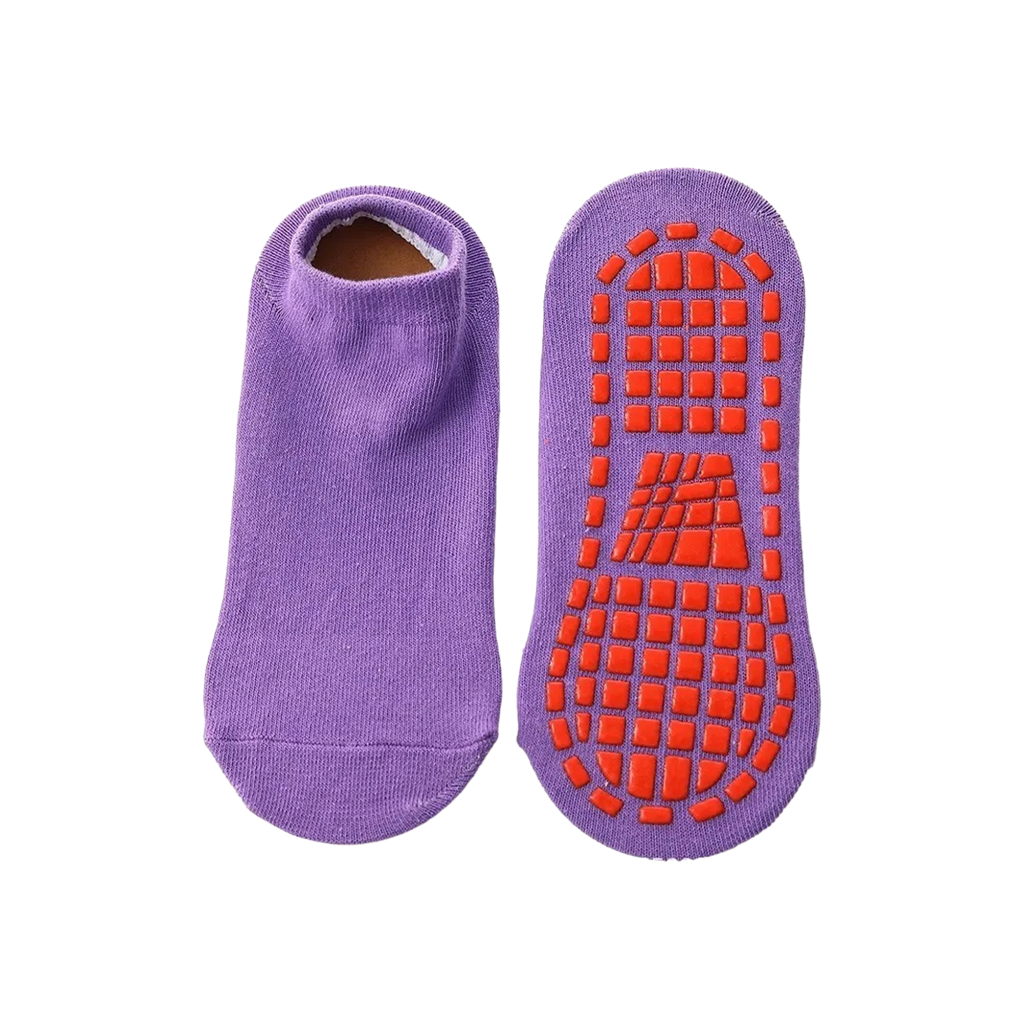 Cotton Grip Trampoline Sock With Anti Slip Sole 9" Length 9