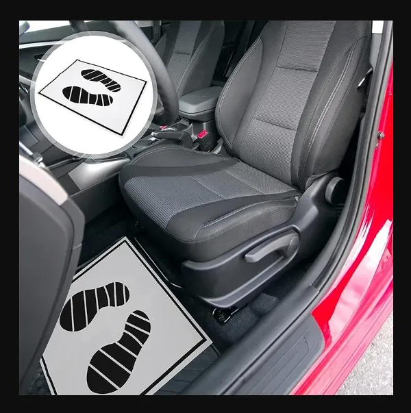 Disposable Paper Car Mats 3