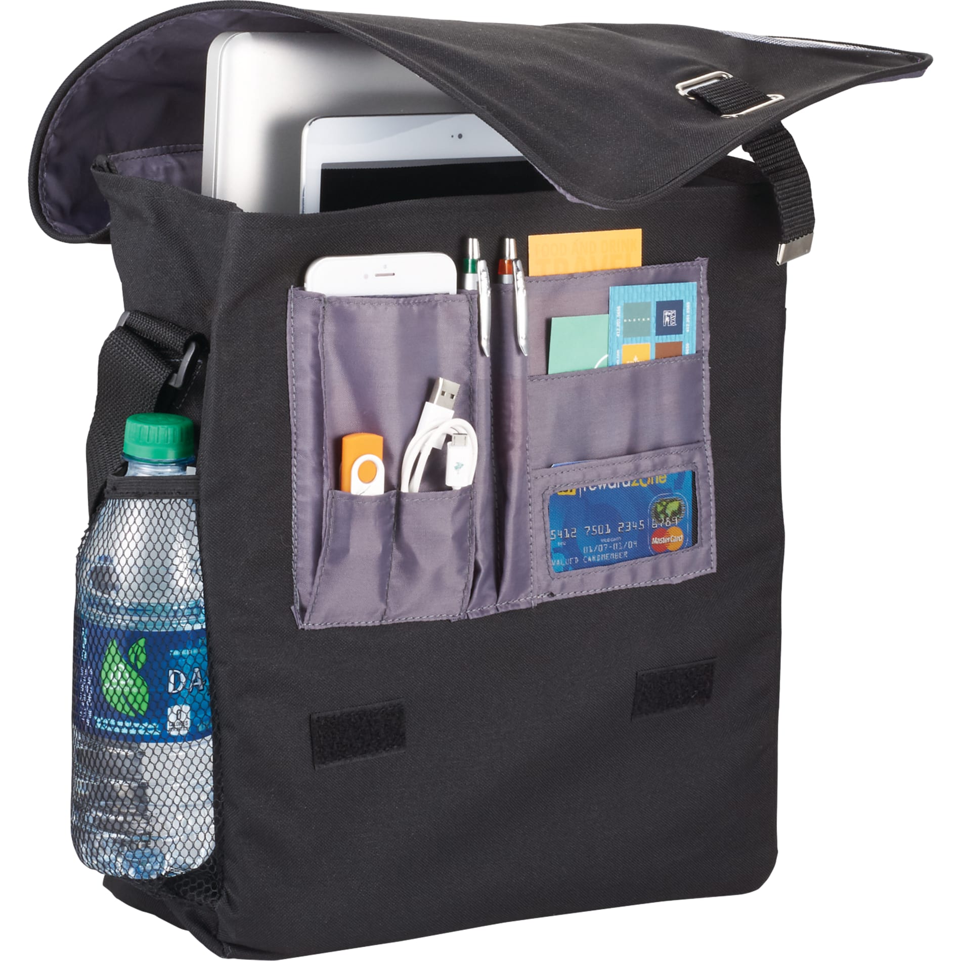 Gridlock Vertical 15" Computer Messenger Bag 25