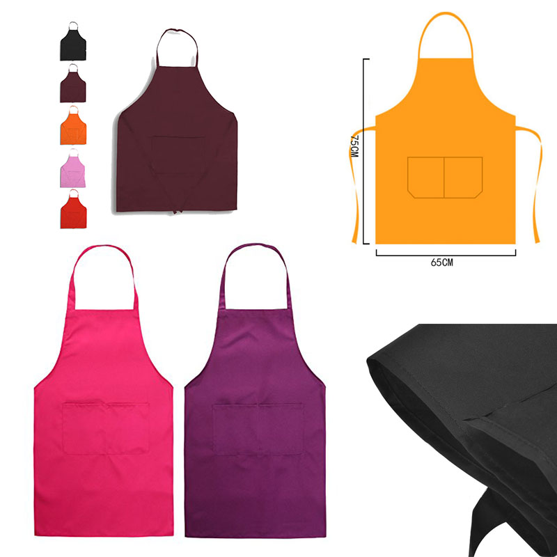 Professional Restaurant Cooking Aprons with 2 Pockets Painting Stylist Artist 2