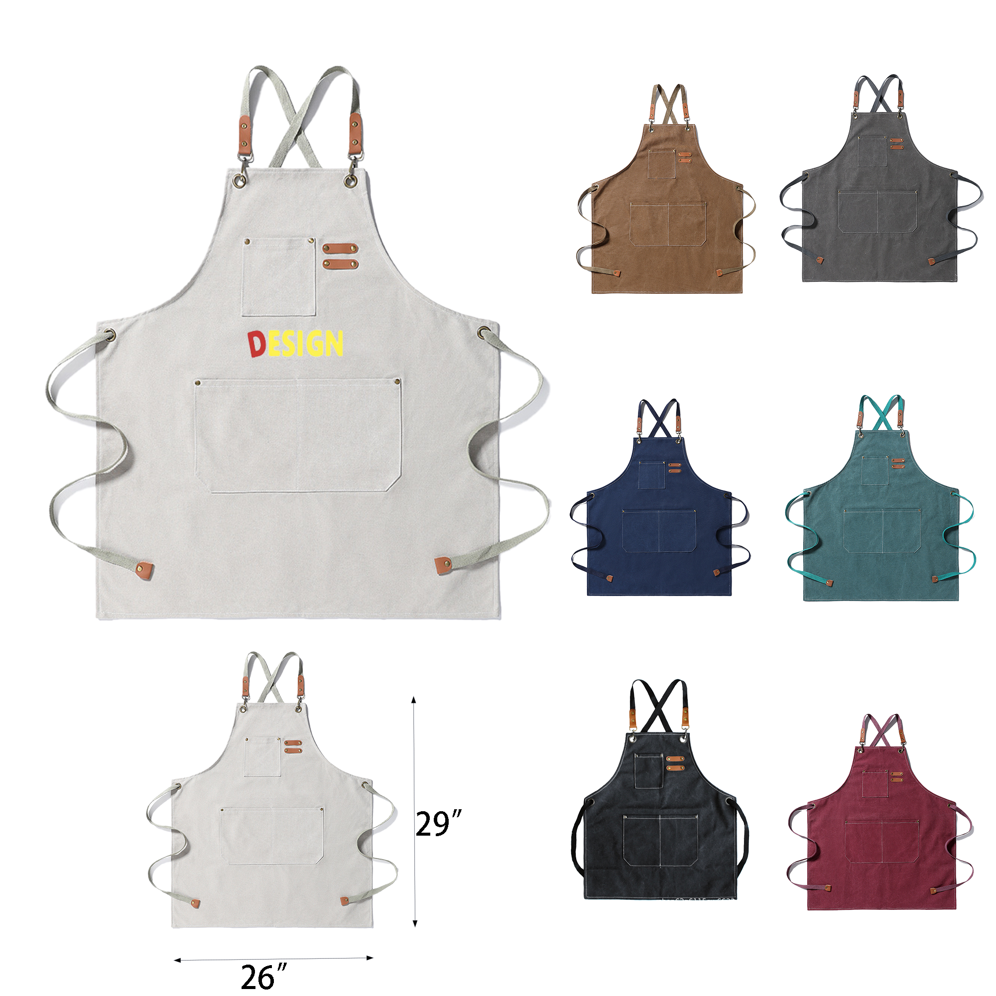 Multi-Scene Canvas Apron 1