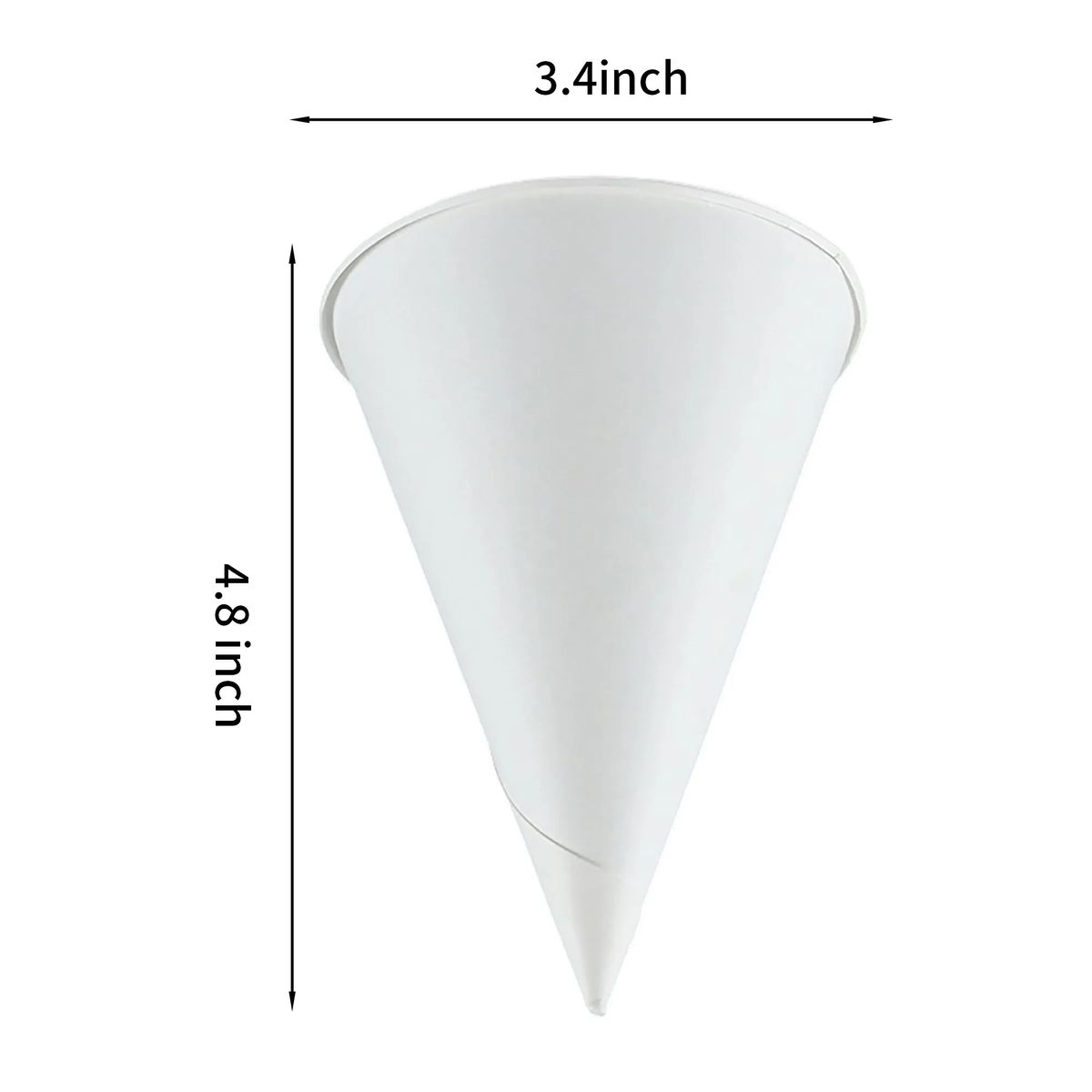 Eco Friendly Snow Cone Cups for Events 6oz 3