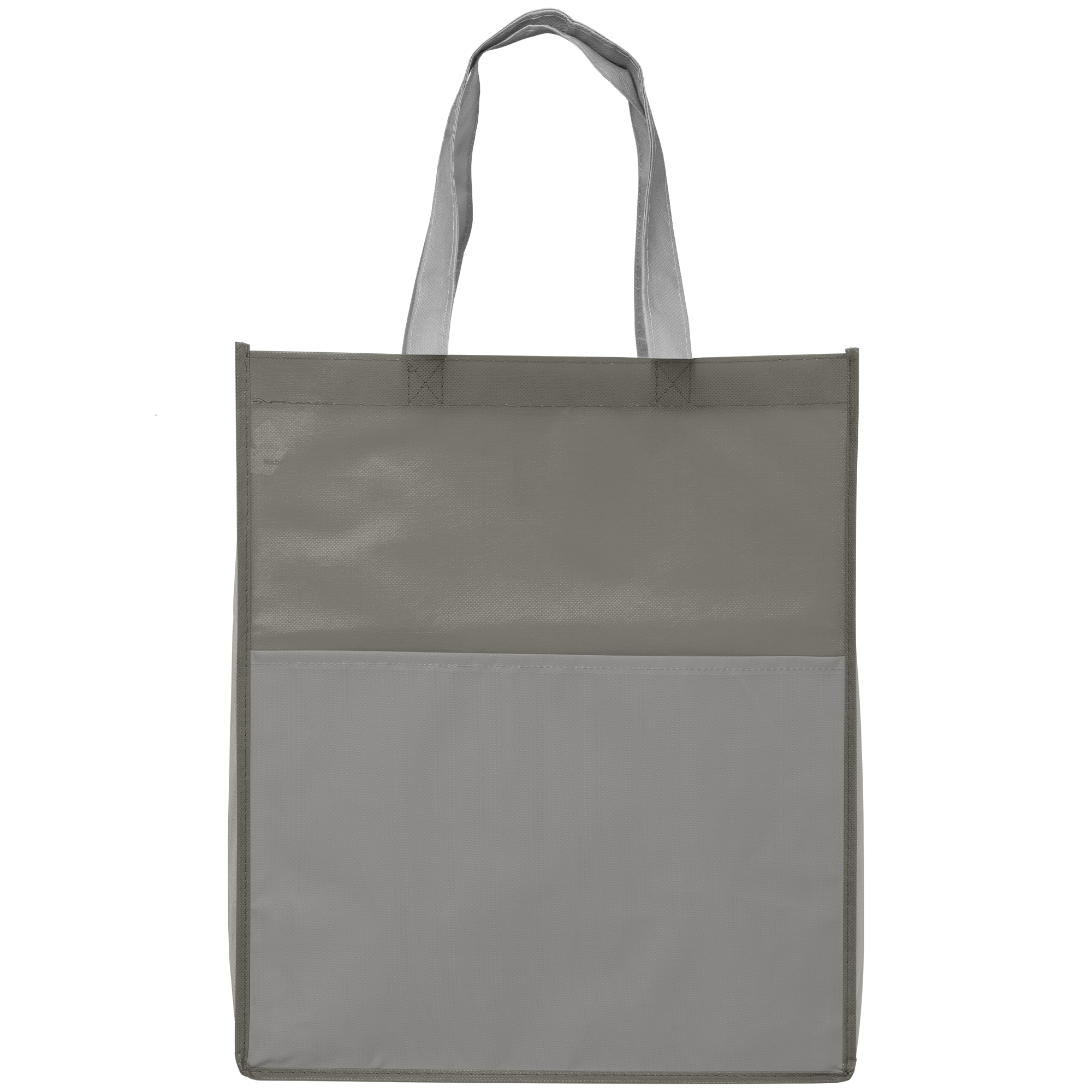 Rome RPET - Recycled Non-Woven Tote with 210D RPET Pocket 2