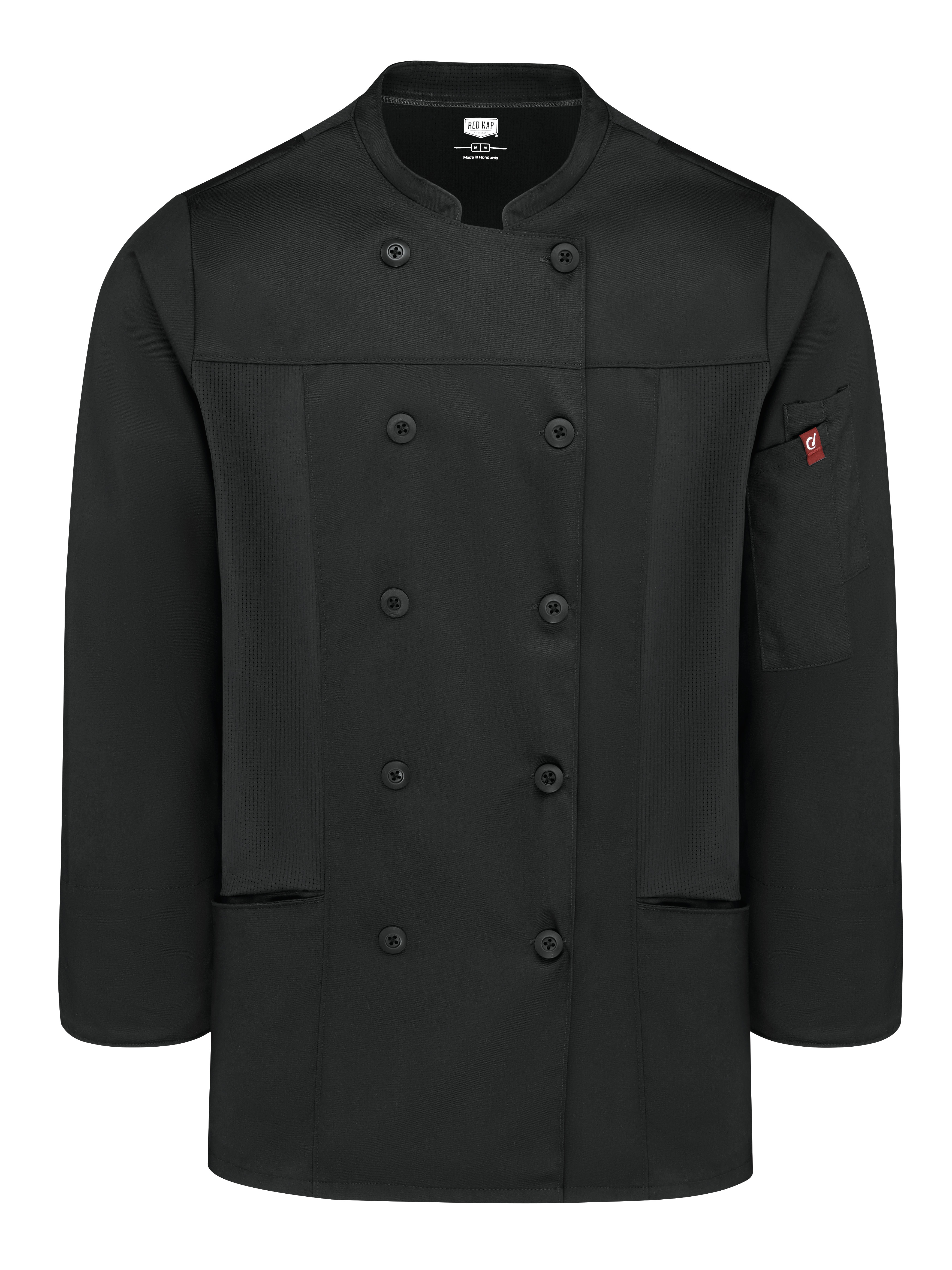 Red Kap® Women's Deluxe Airflow Chef Coat 3