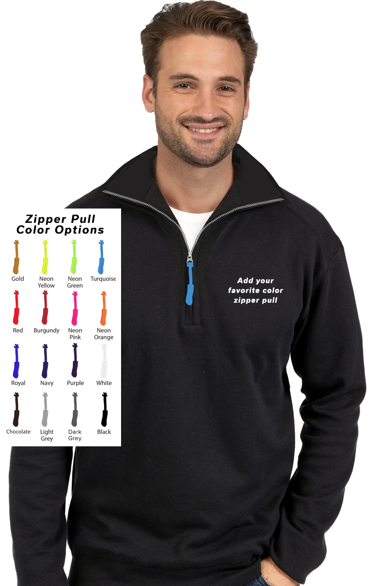 Custom Zipper Pull 1/4 Zip Pullover, custom hoodie or sweatshirt with logo imprint 6