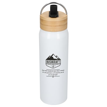Billy 26oz Aluminum Bottle w/ FSC® Bamboo Lid 186