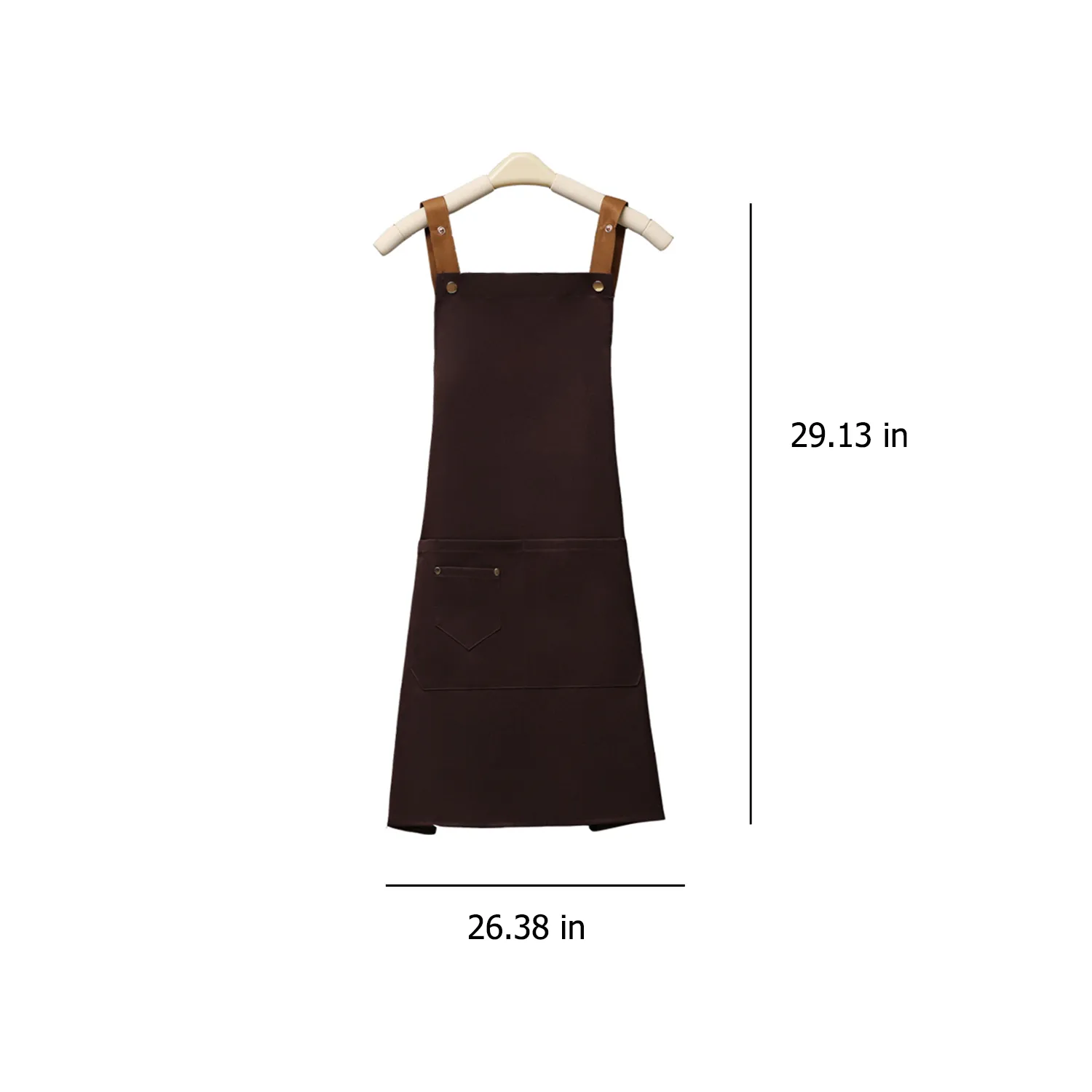 Multifunctional Apron with Adjustable Neck Strap and Pockets 4
