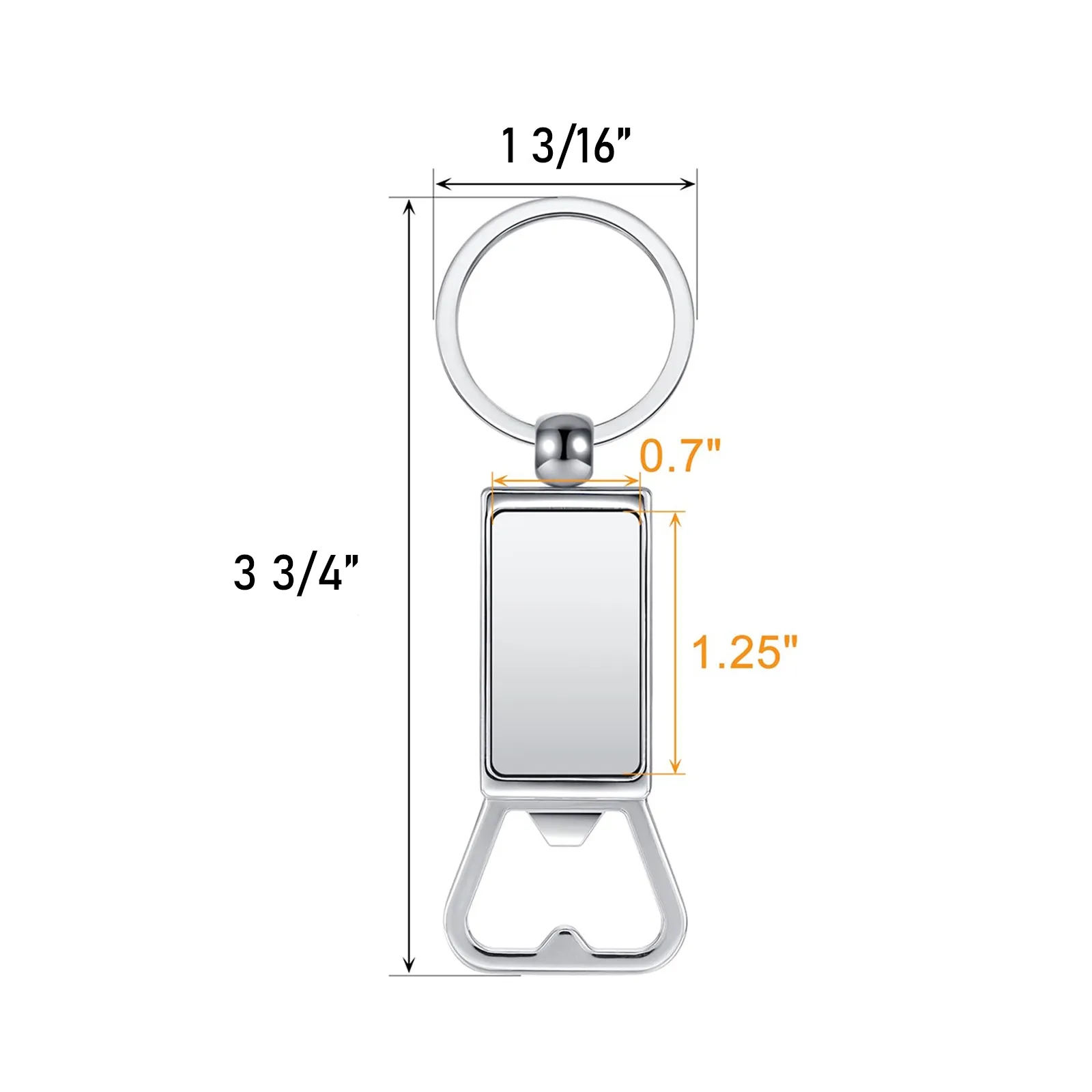 Blank Keychains Metal Bottle Opener 2