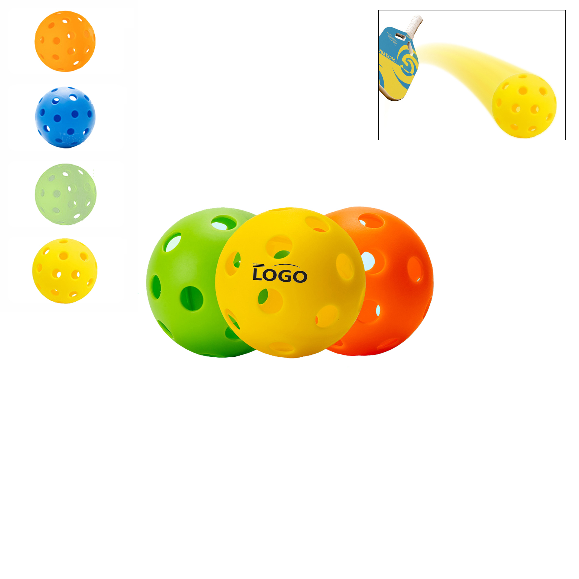 40 Hole Outdoor Pickleball With Your Brand 3