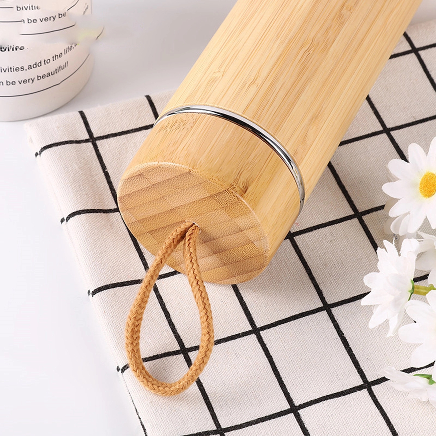 16 Oz. Bamboo Tumbler With Loose Leaf Tea Infuser 7