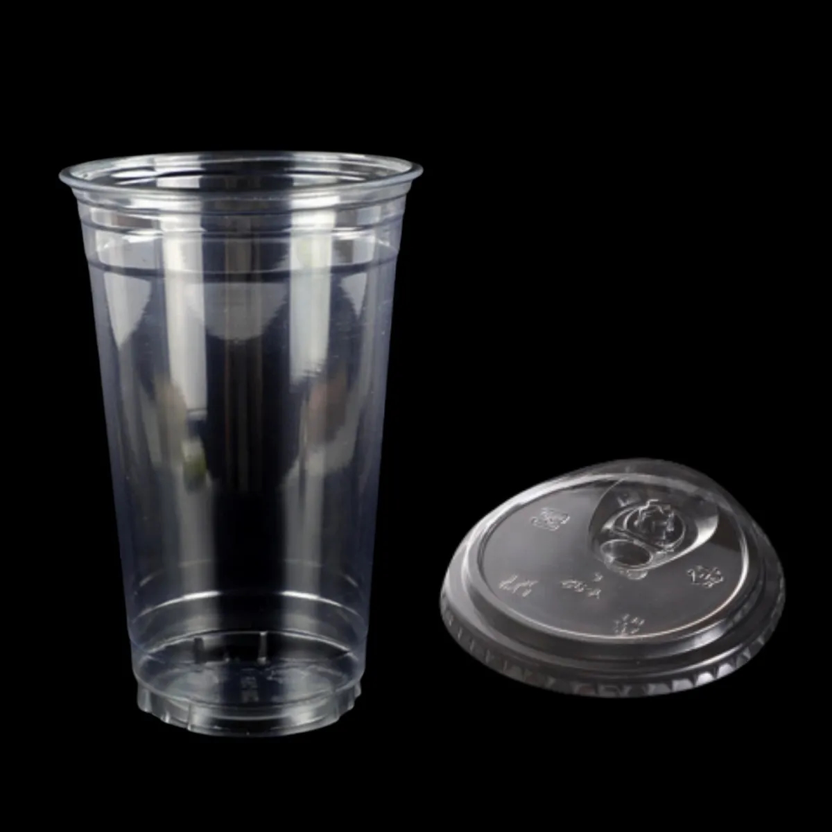 16 oz PET Cup with Strawless Sip Lid 12