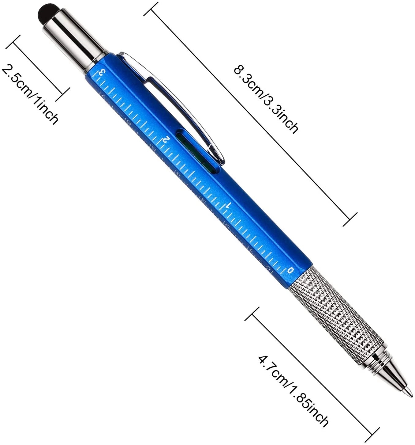 6-in-1 Stylus Twist Tool Pen- Plastic barrel 7