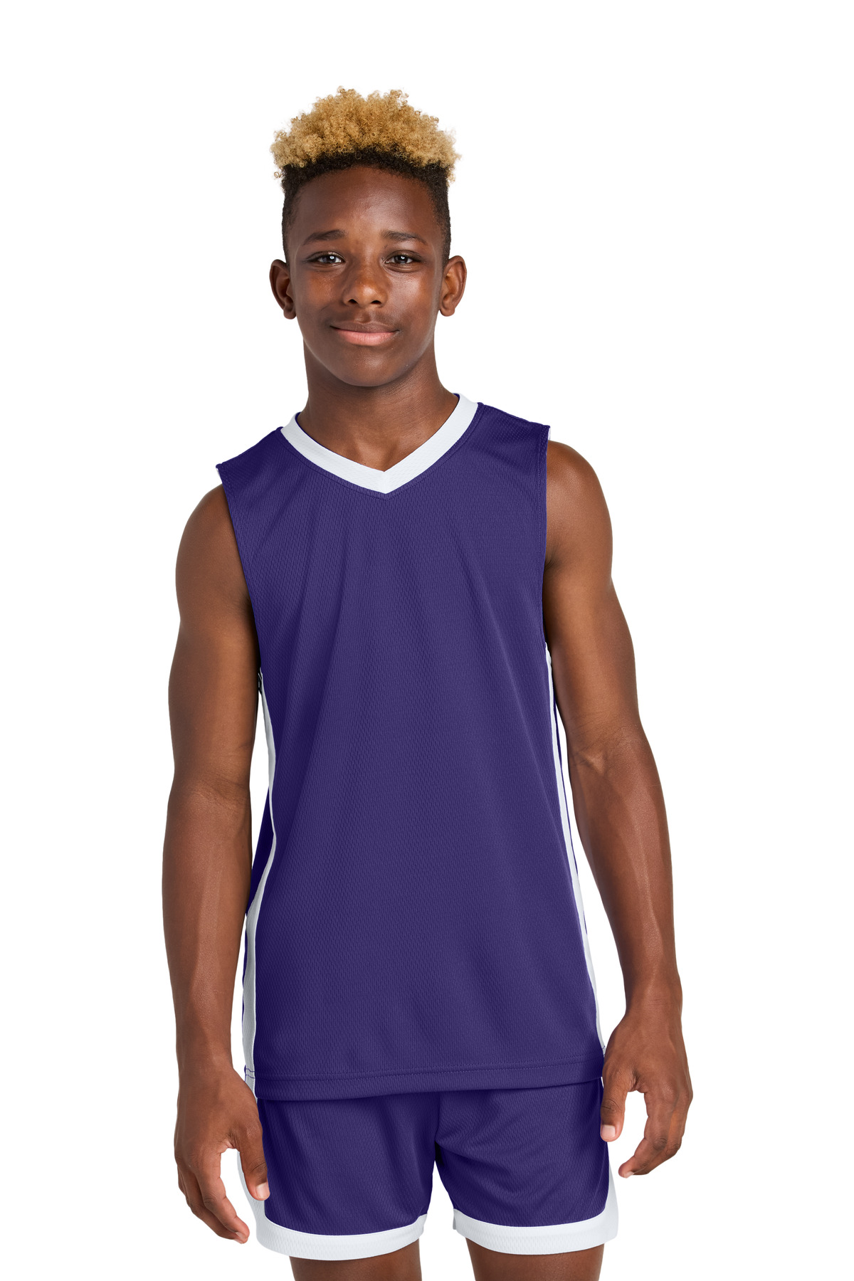 Sport-Tek Youth Rival Basketball Rev Jersey YST900 40