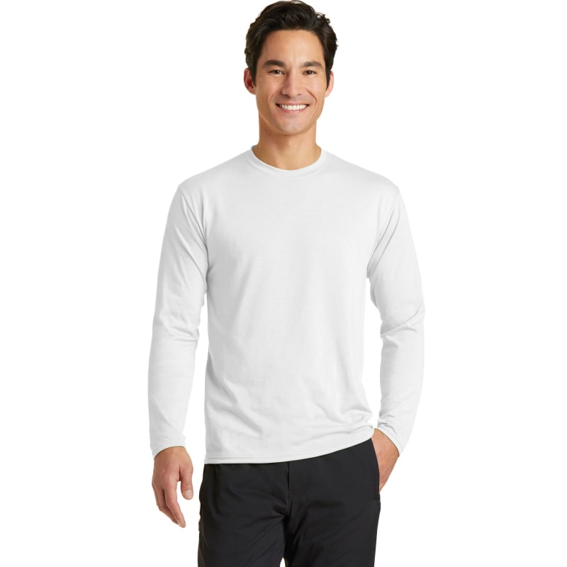 Port & Company Long Sleeve Performance Blend Tee. 35