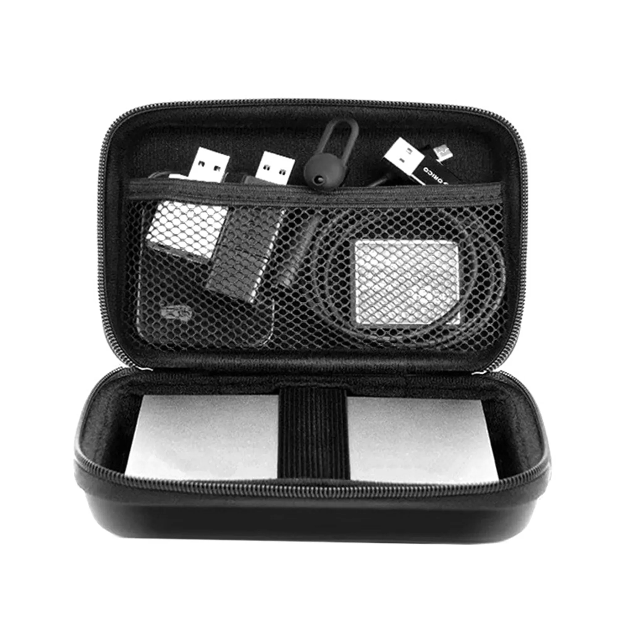 Square Storage Case For Headphones And Cable 2