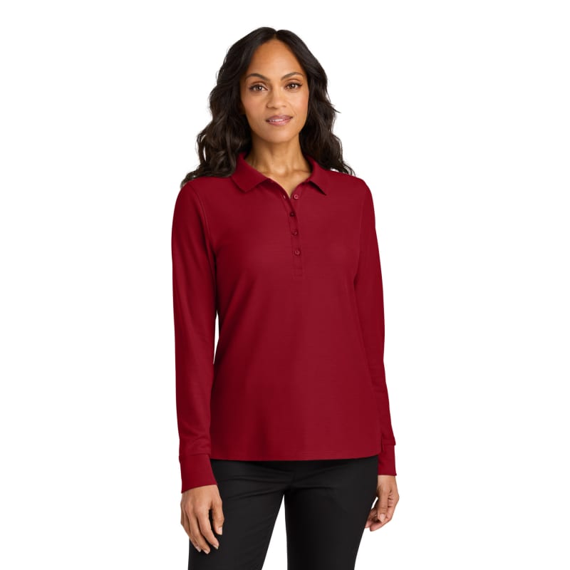 Port Authority Women's Wearever Signature Pique Long Sleeve Polo 16
