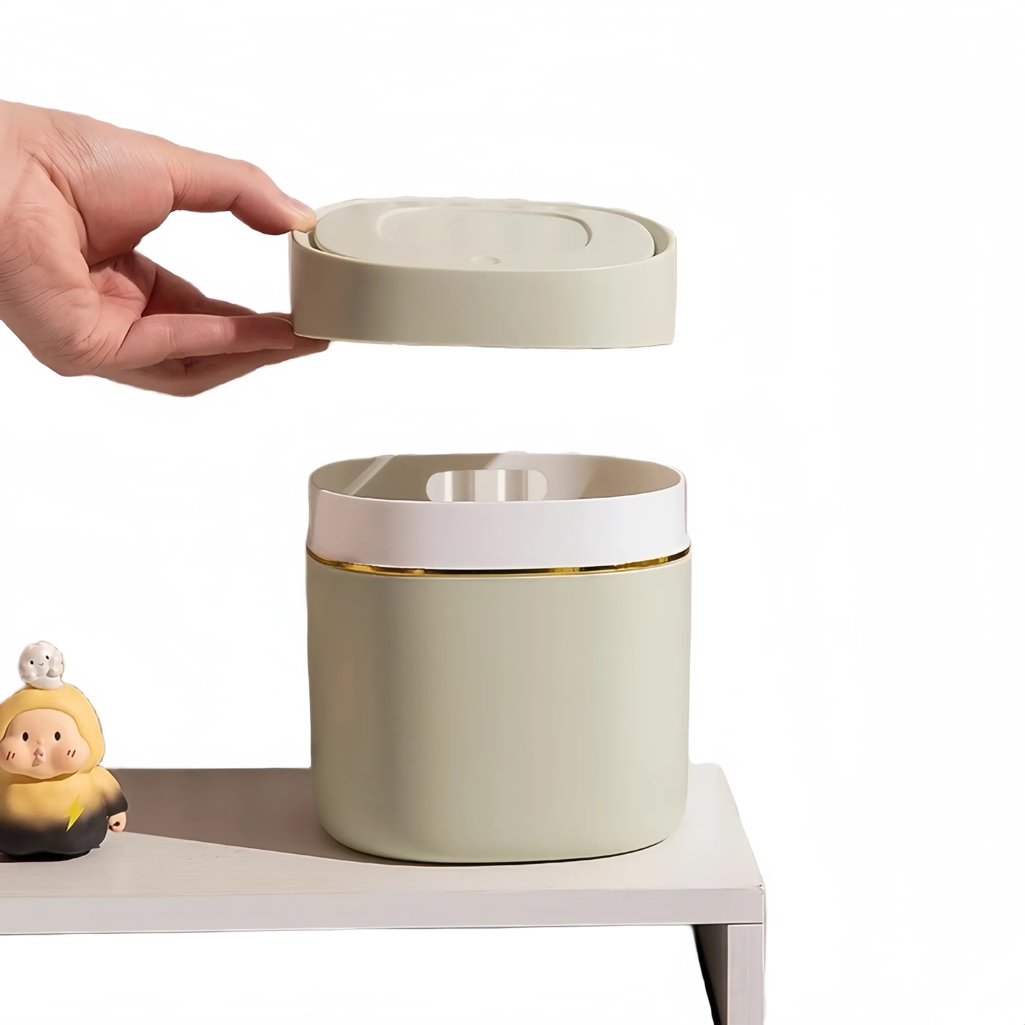 Mini Desktop Trash Can 8