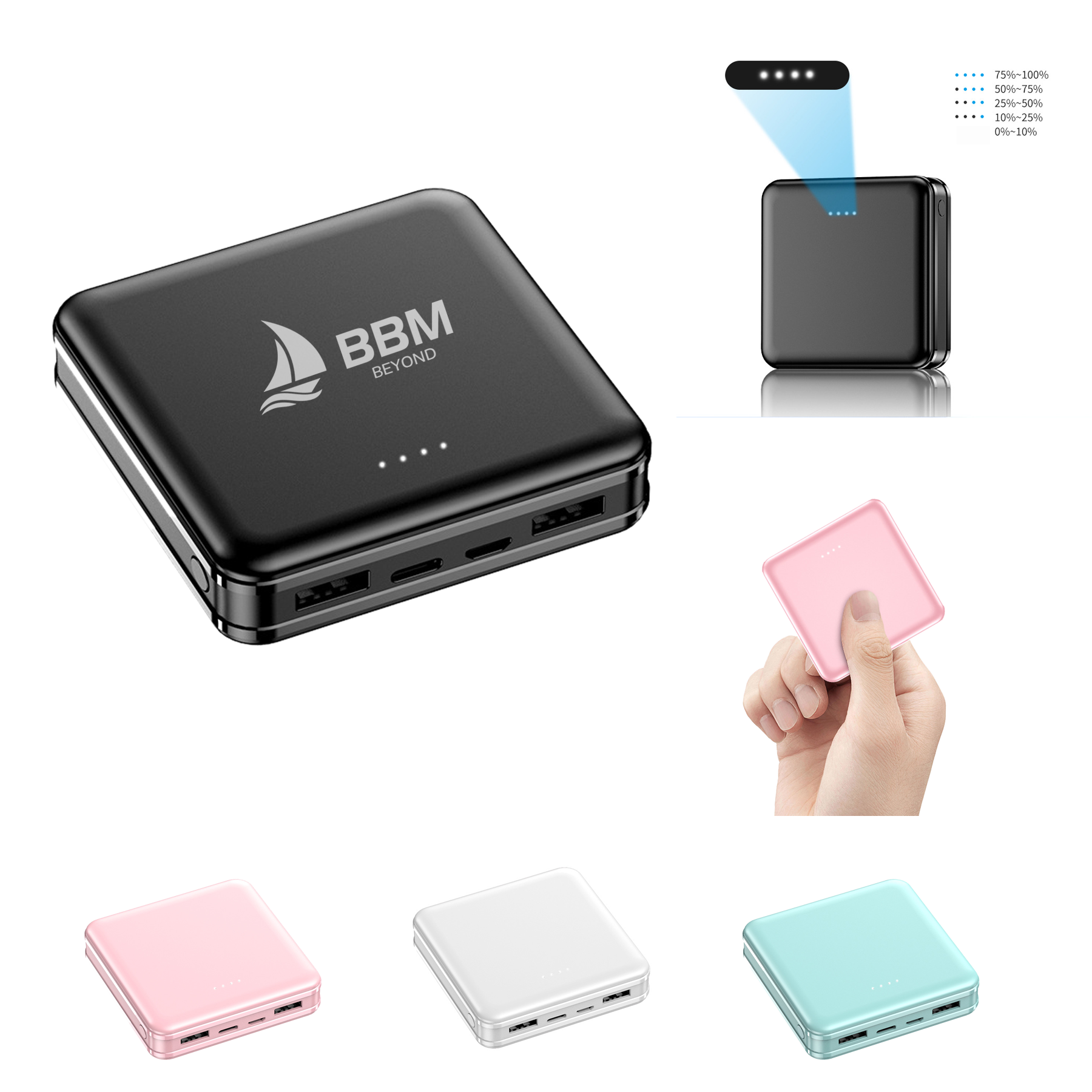 Mini Portable Charger 5V 2A 10000Mah 1