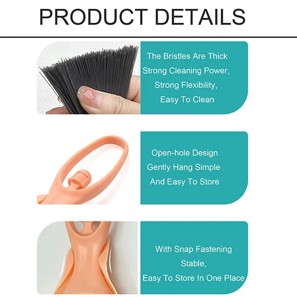 Mini Car Dustpan And Cleaning Brush Set 6
