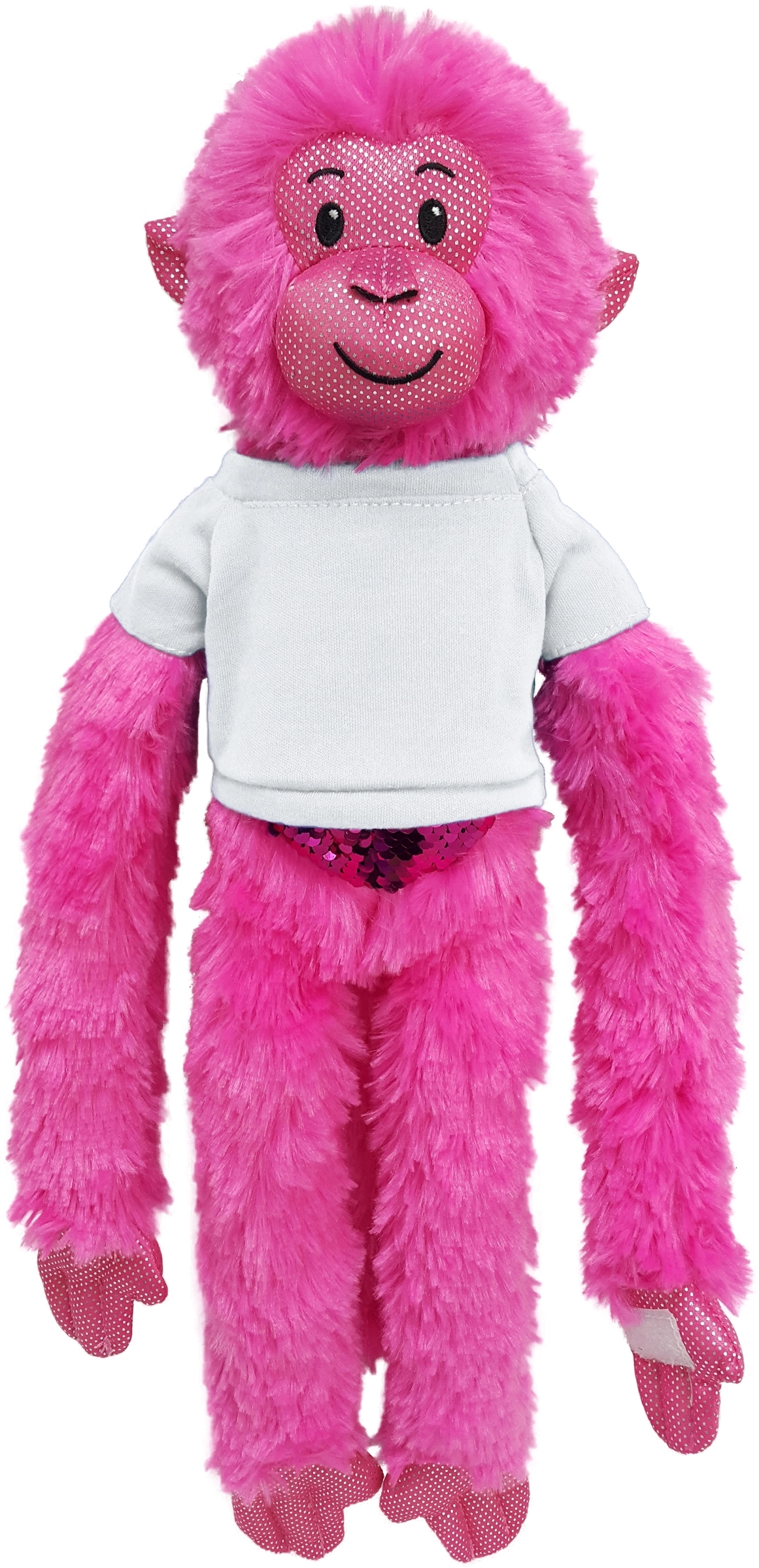 21" Hot Pink Spider Monkey with Sequins 4